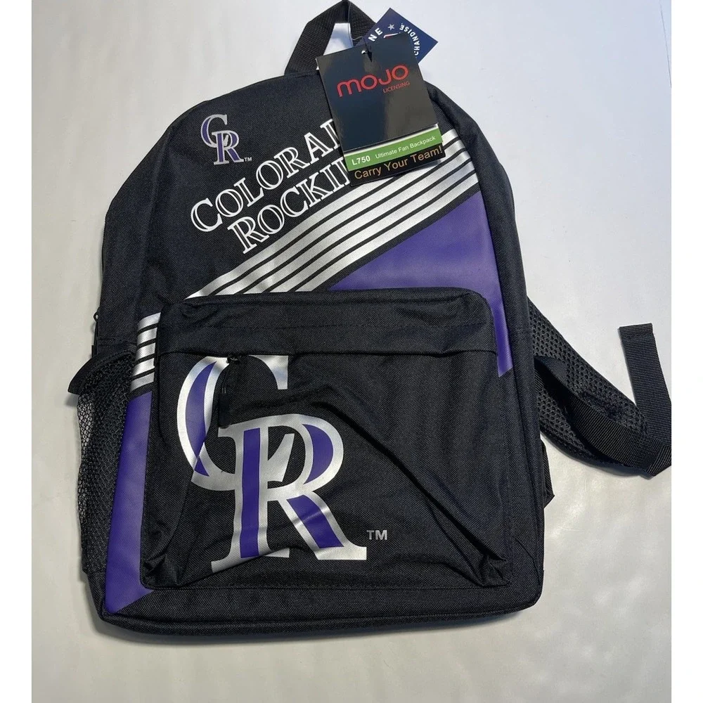 Colorado Rockies  Mojo Unisex Adult Ultimate Fan Backpack One Size Black NWT